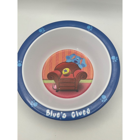 Eden Other - Eden Blue's Clues Melamine Bowl Y2K Nick Jr Vtg